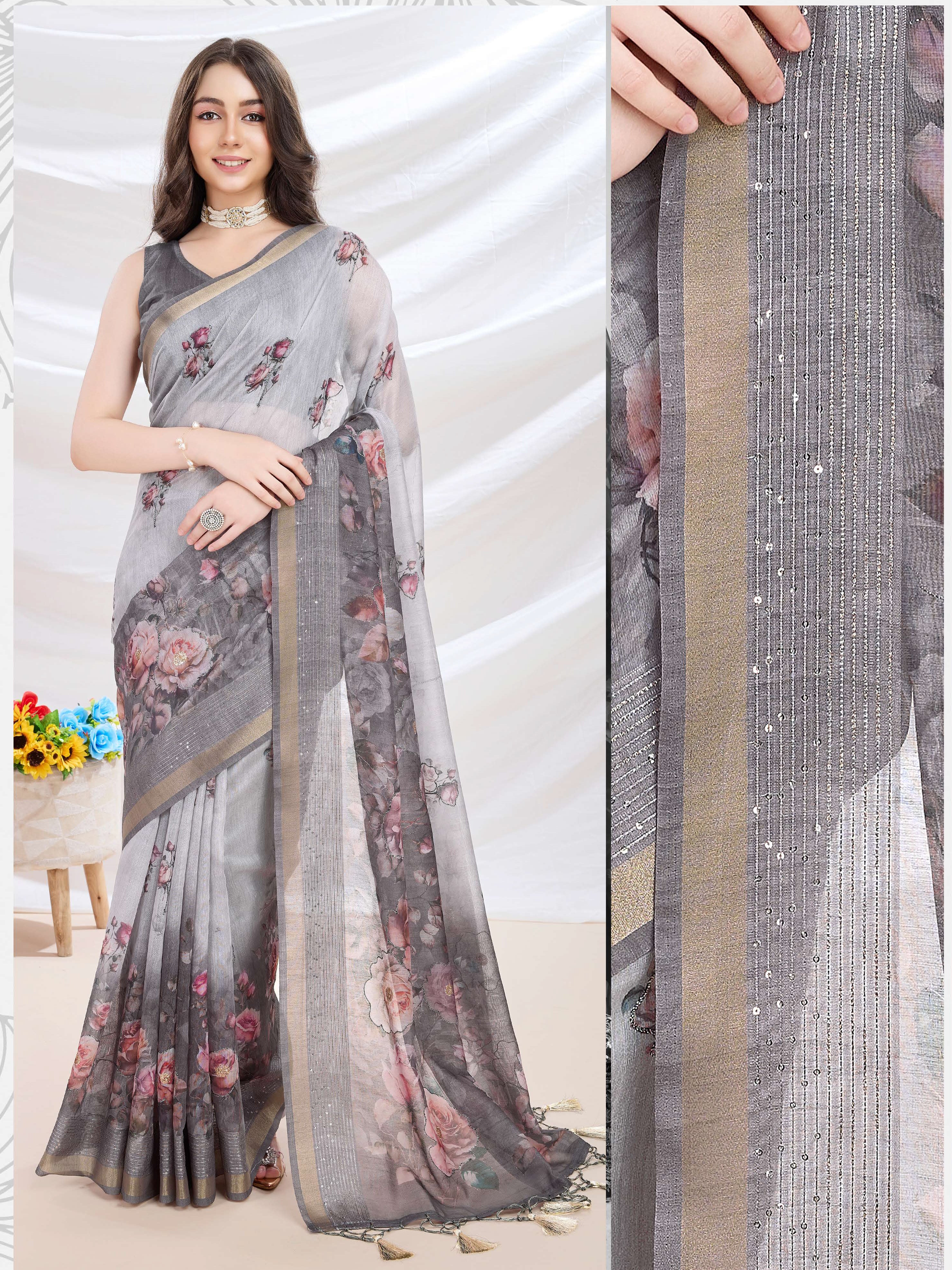 Varni Saree - Roop Darshan