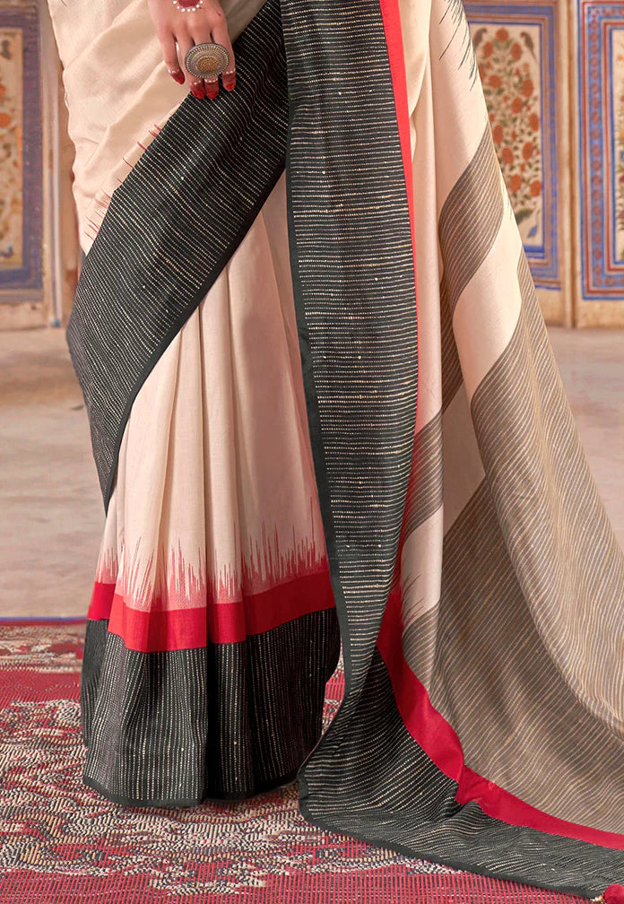 Chameli Silk Printed Saree - Roop Darshan