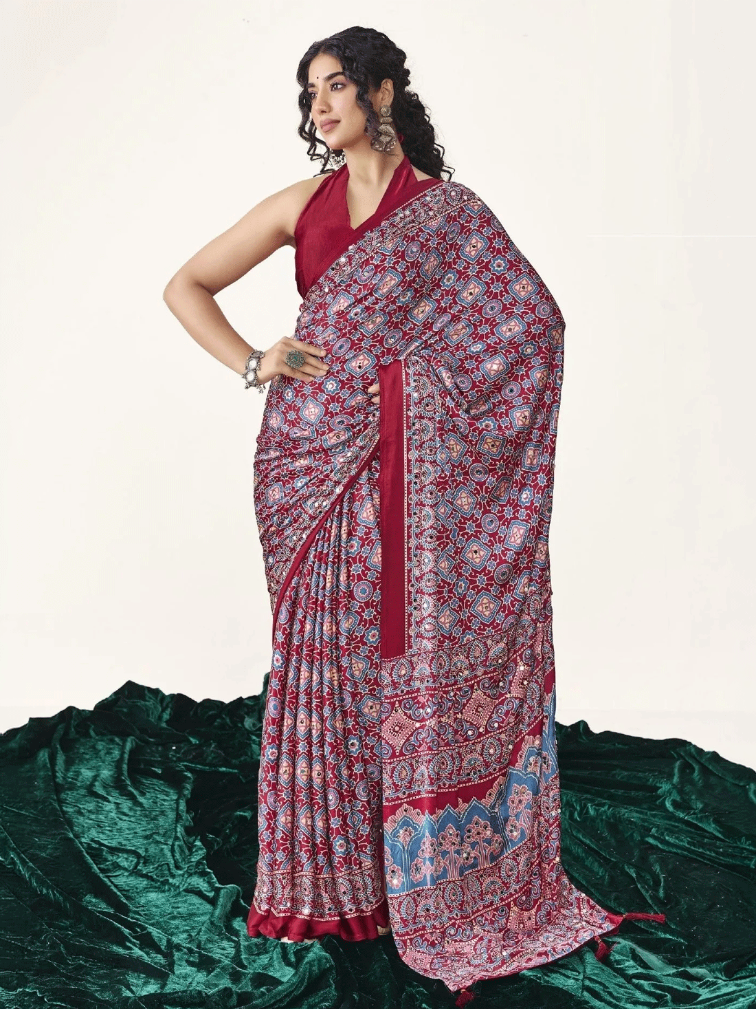 Kreena Silk Printed Saree