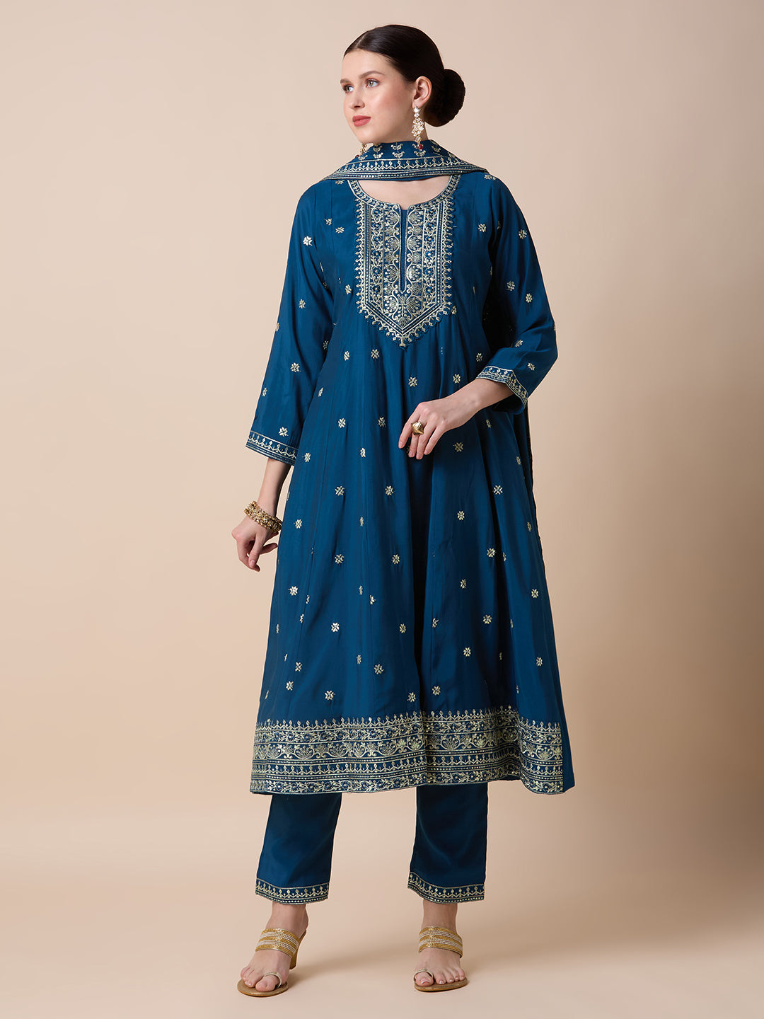 Nitara Flair Suit - Roop Darshan