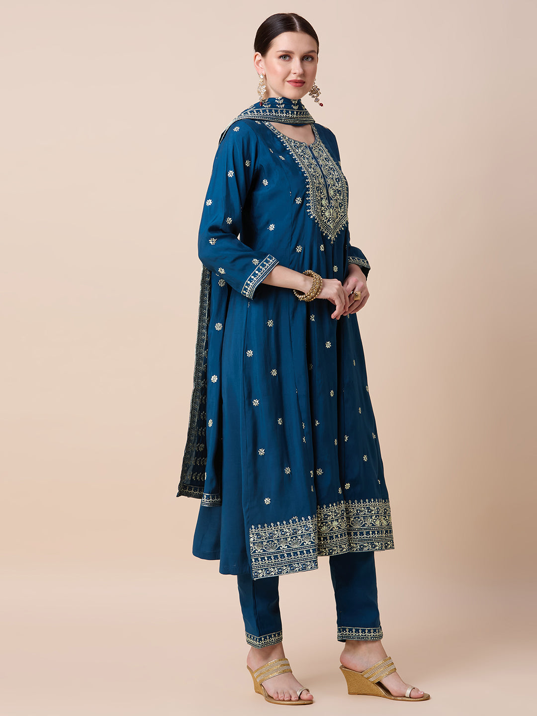 Nitara Flair Suit - Roop Darshan