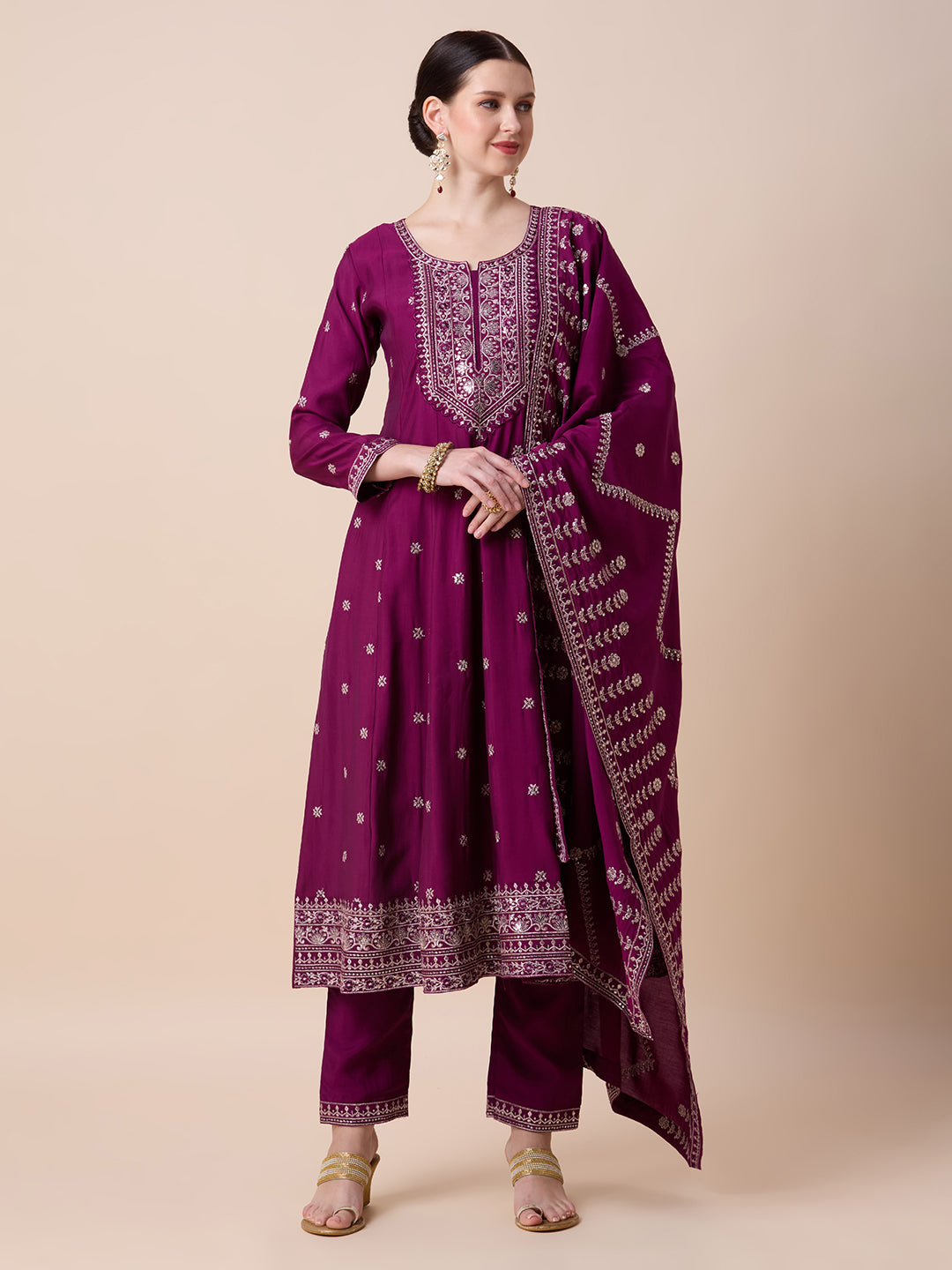 Nitara Flair Suit - Roop Darshan