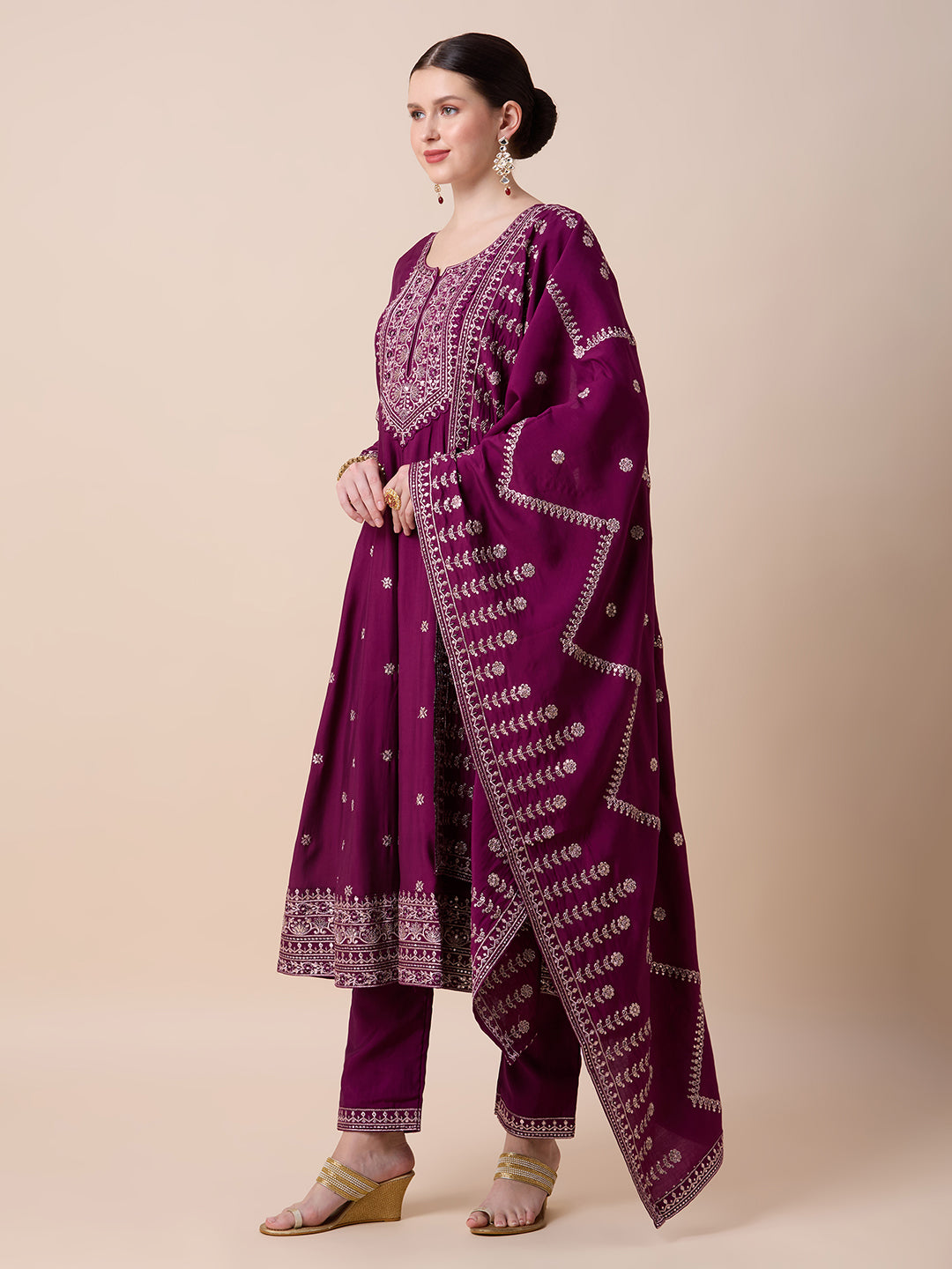 Nitara Flair Suit - Roop Darshan