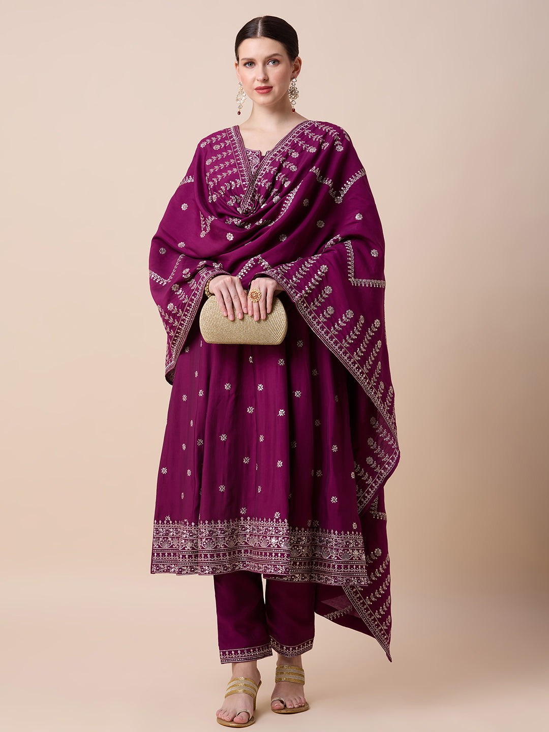 Nitara Flair Suit - Roop Darshan