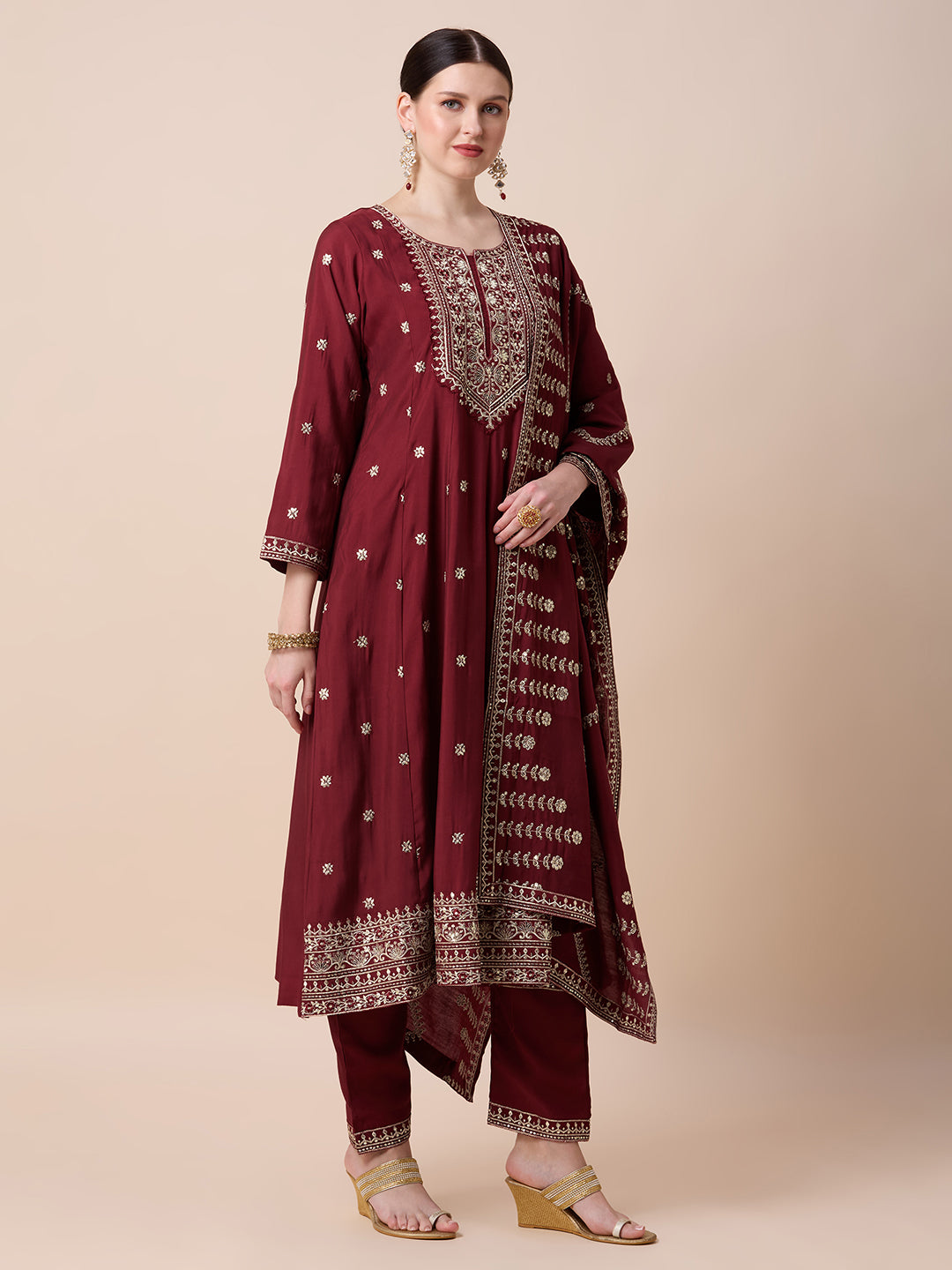 Nitara Flair Suit - Roop Darshan