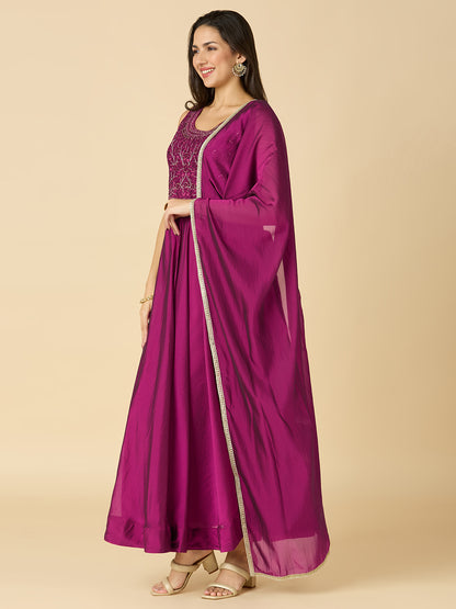 Sarika Gown With Dupatta