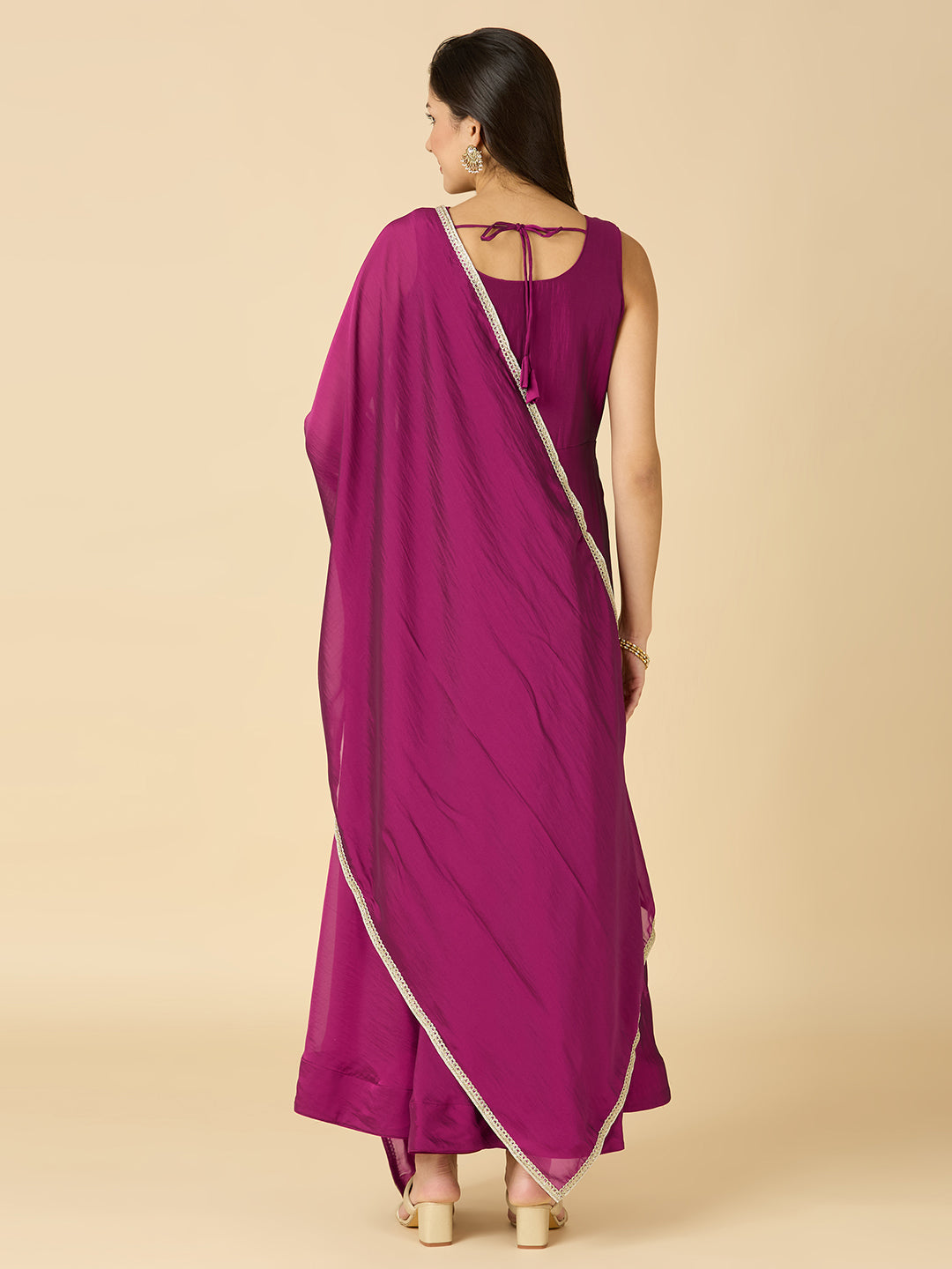 Sarika Gown With Dupatta - Roop Darshan