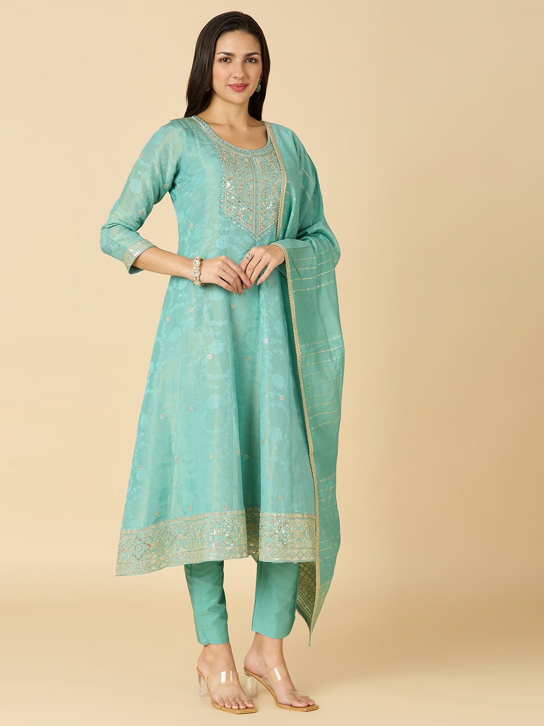 Anavi Flair Suit - Roop Darshan