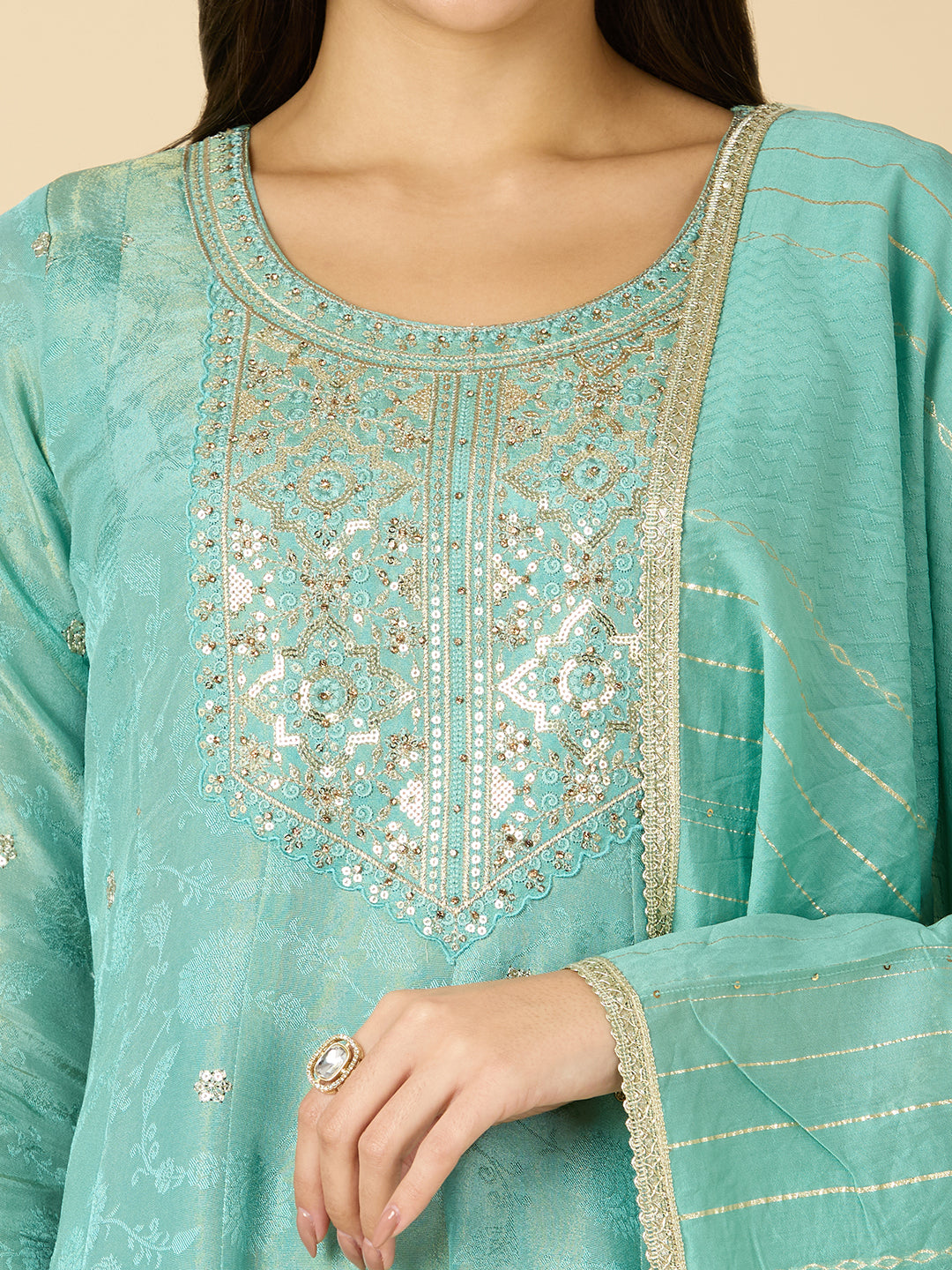 Anavi Flair Suit - Roop Darshan