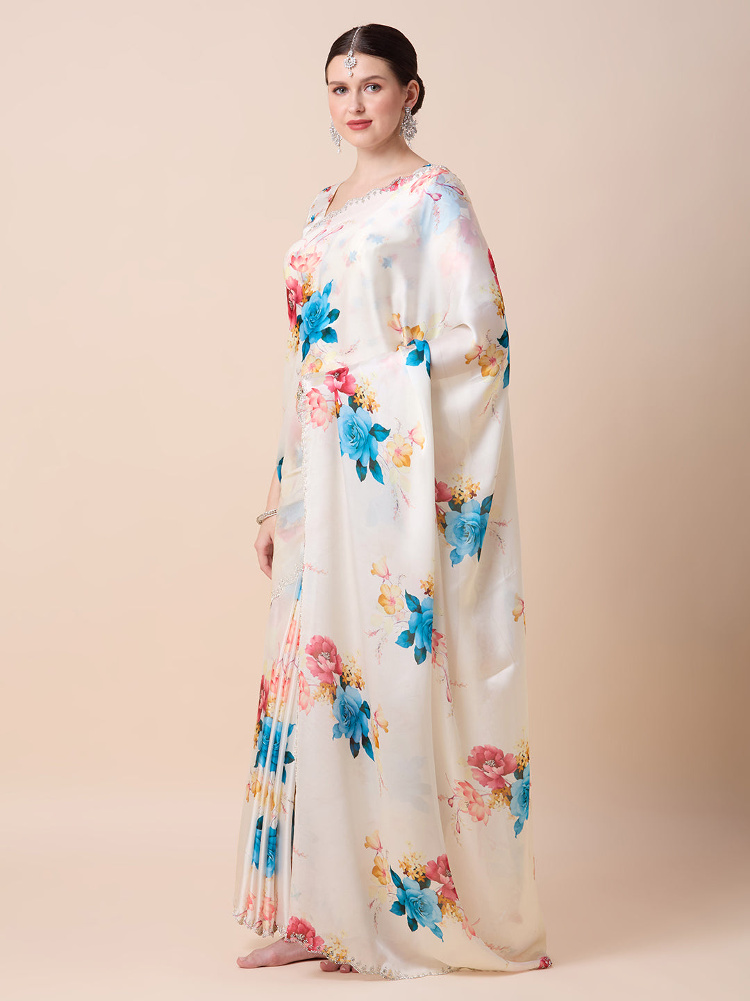 Jiya Ready to Wear Saree Gown - Roop Darshan