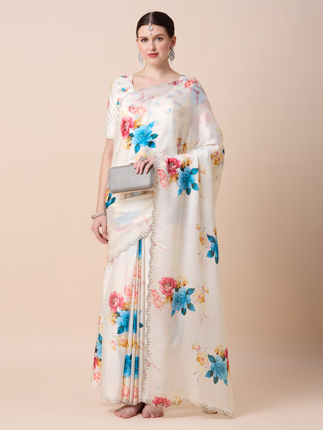 Jiya Ready to Wear Saree Gown - Roop Darshan