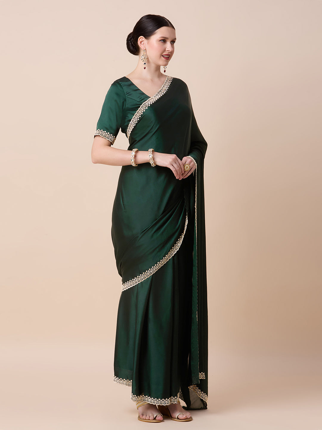 Vanya Ready to Wear Saree Gown - Roop Darshan