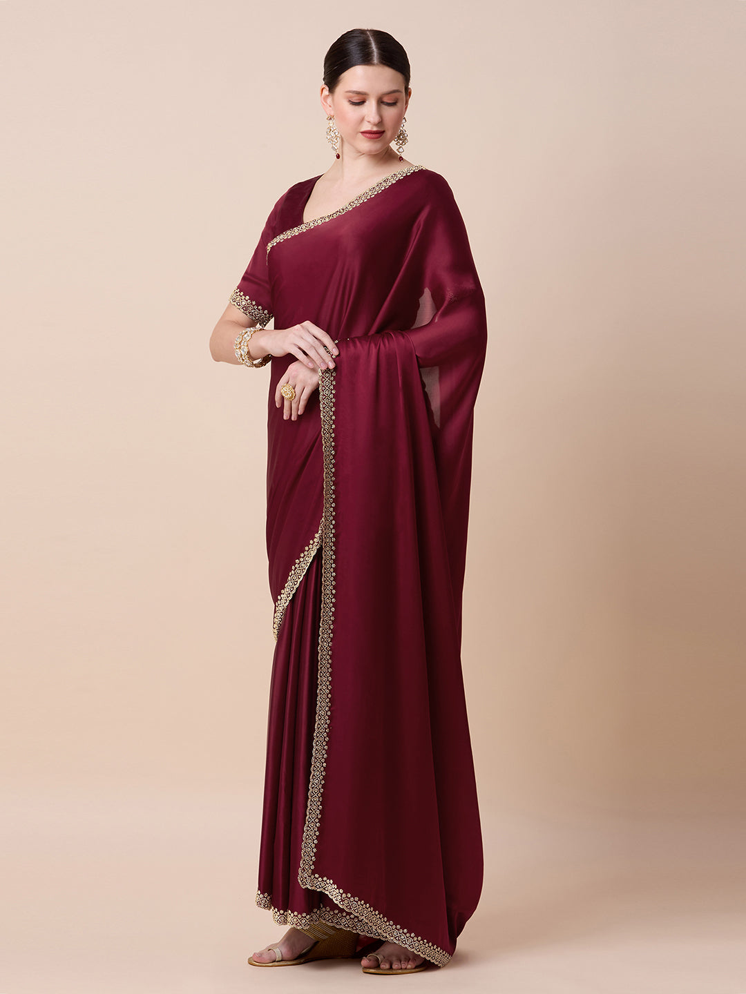 Vanya Ready to Wear Saree Gown - Roop Darshan