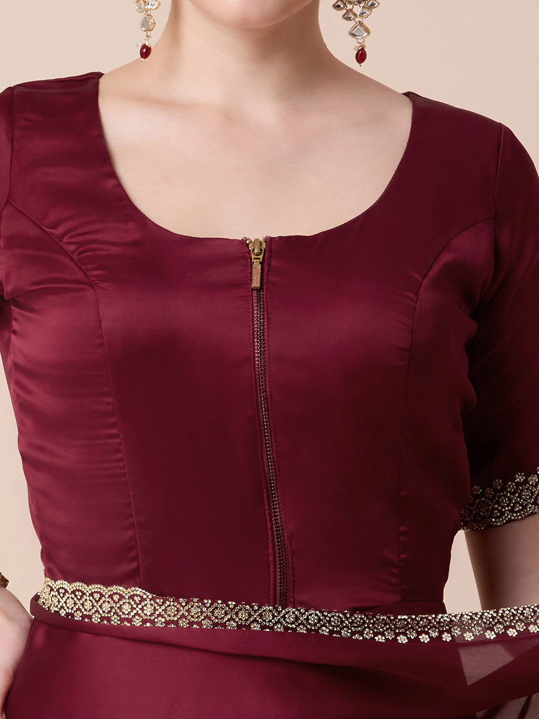 Vanya Ready to Wear Saree Gown - Roop Darshan