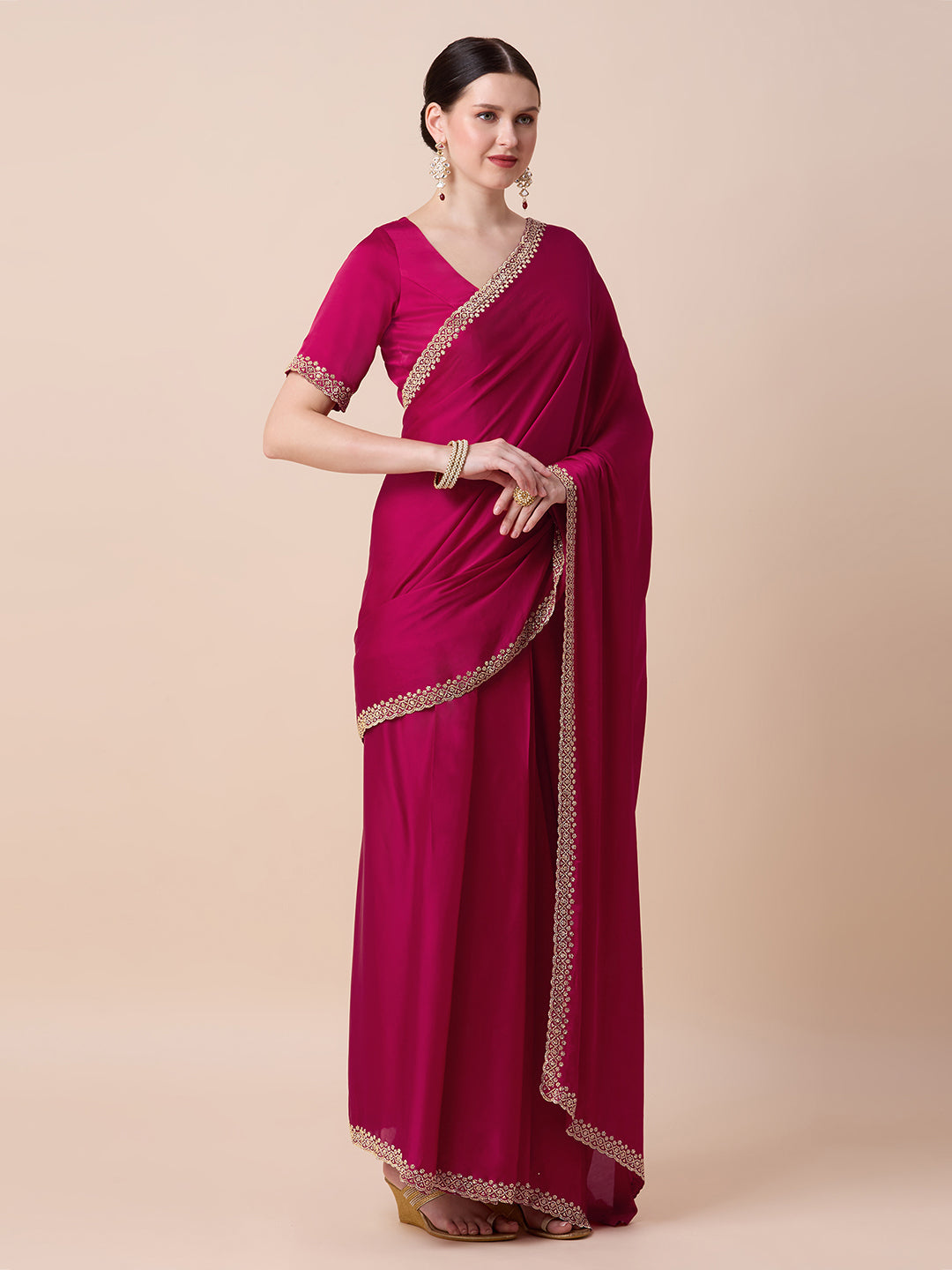 Vanya Ready to Wear Saree Gown - Roop Darshan