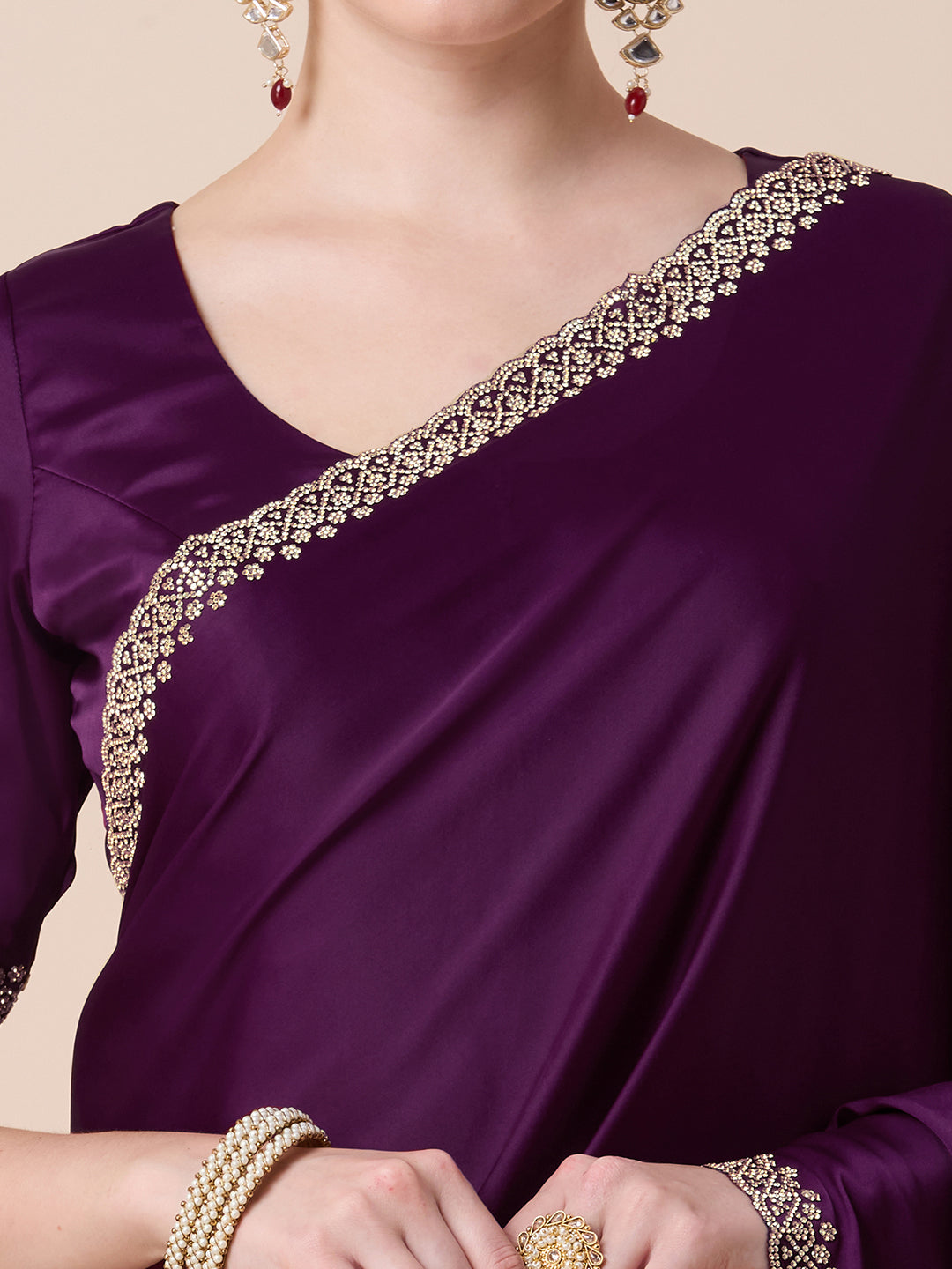 Vanya Ready to Wear Saree Gown - Roop Darshan