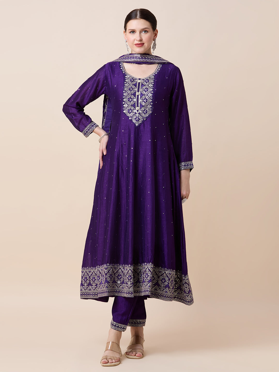 Keshni Flair Suit - Roop Darshan