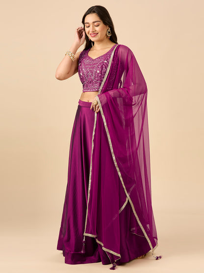 Hazel Lehenga Choli - Roop Darshan