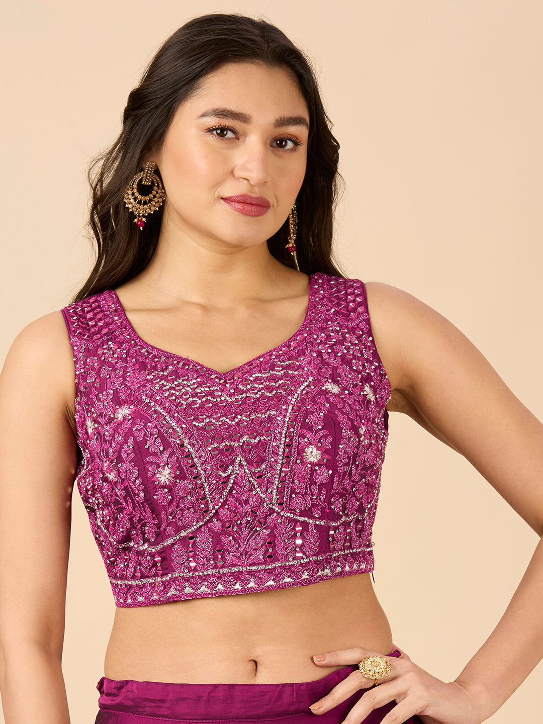 Hazel Lehenga Choli - Roop Darshan