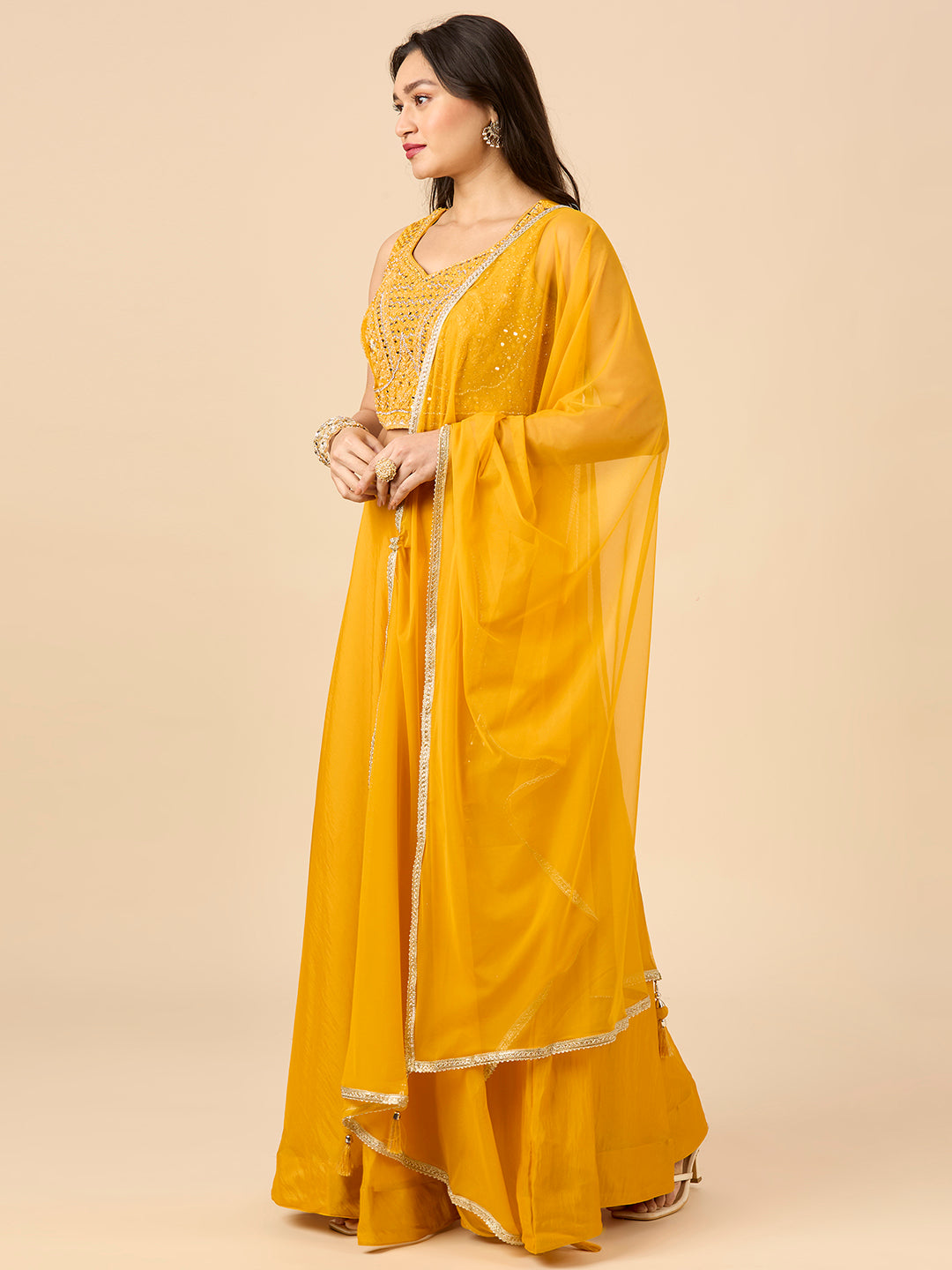 Hazel Lehenga Choli - Roop Darshan