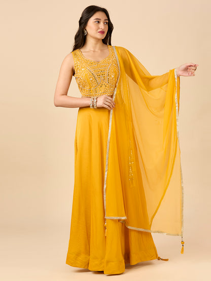 Hazel Lehenga Choli - Roop Darshan