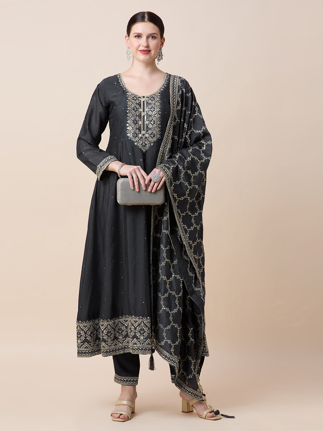 Keshni Flair Suit - Roop Darshan