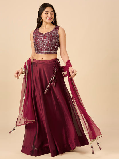 Hazel Lehenga Choli - Roop Darshan