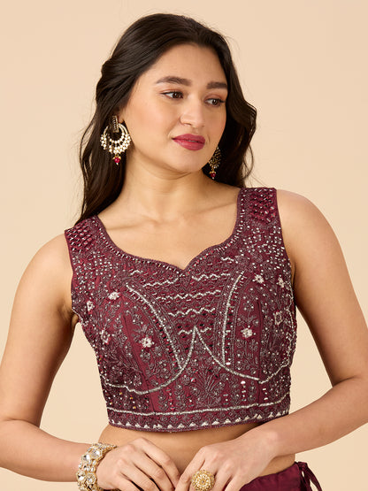 Hazel Lehenga Choli - Roop Darshan