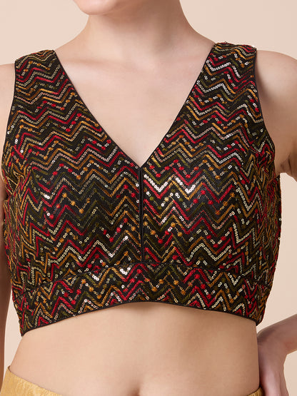 Silk Embroidered Blouse