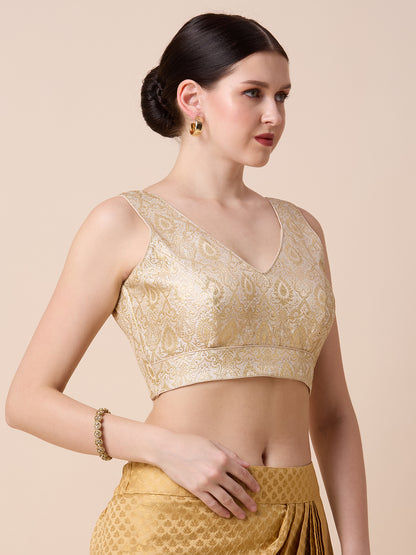 Brocade Silk Blouse