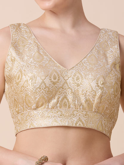 Brocade Silk Blouse