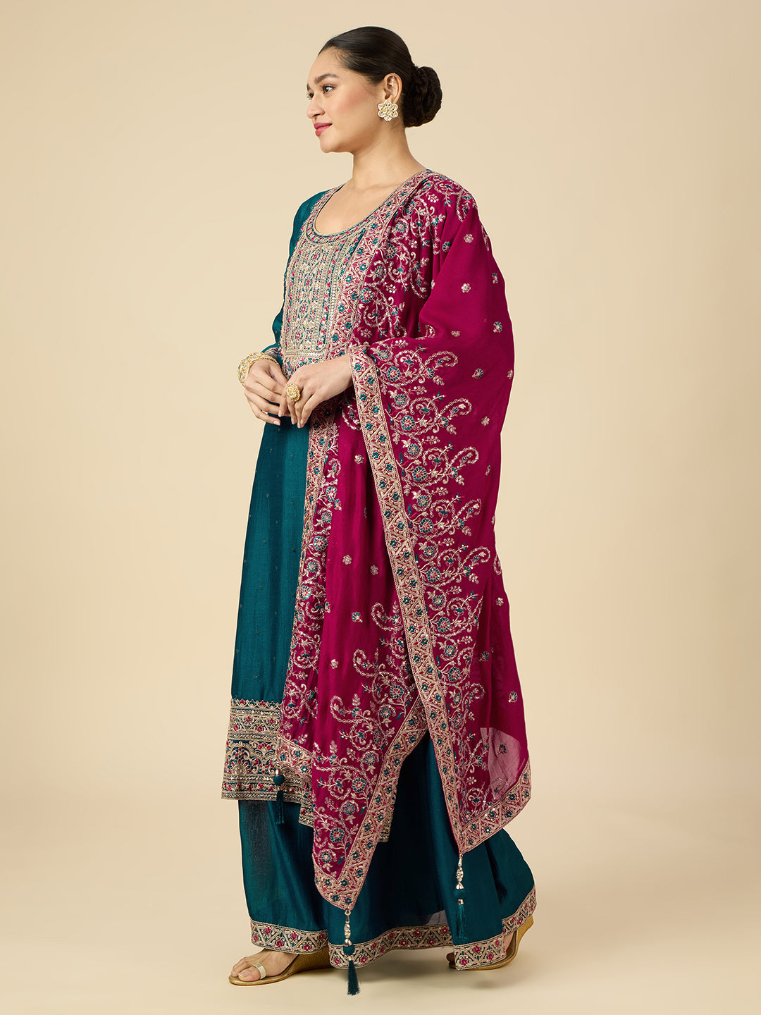 Shivani Palazzo Suit - Roop Darshan