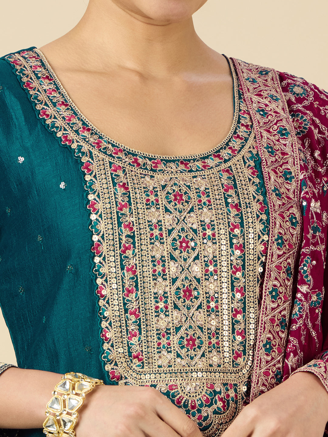 Shivani Palazzo Suit - Roop Darshan