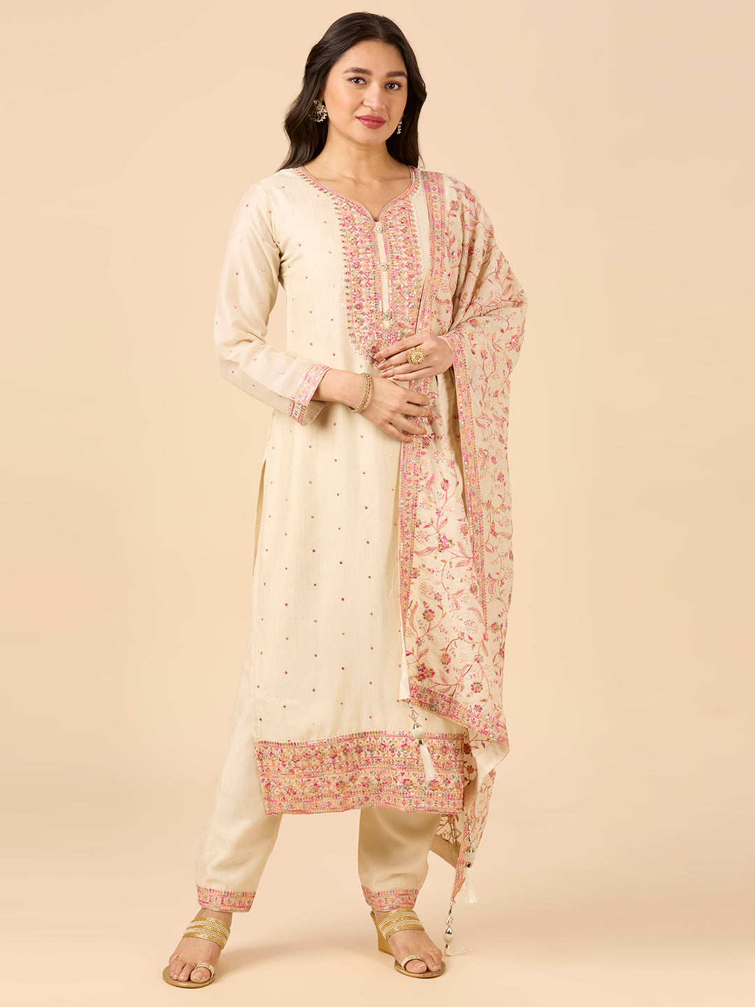Raya Kamiz &amp; Pant - Roop Darshan