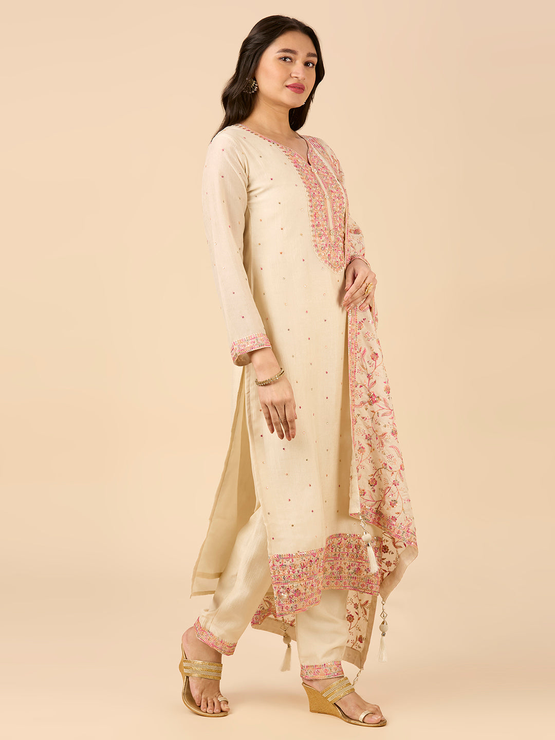 Raya Kamiz &amp; Pant - Roop Darshan
