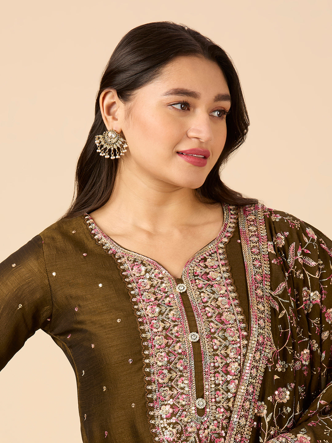 Raya Kamiz &amp; Pant - Roop Darshan