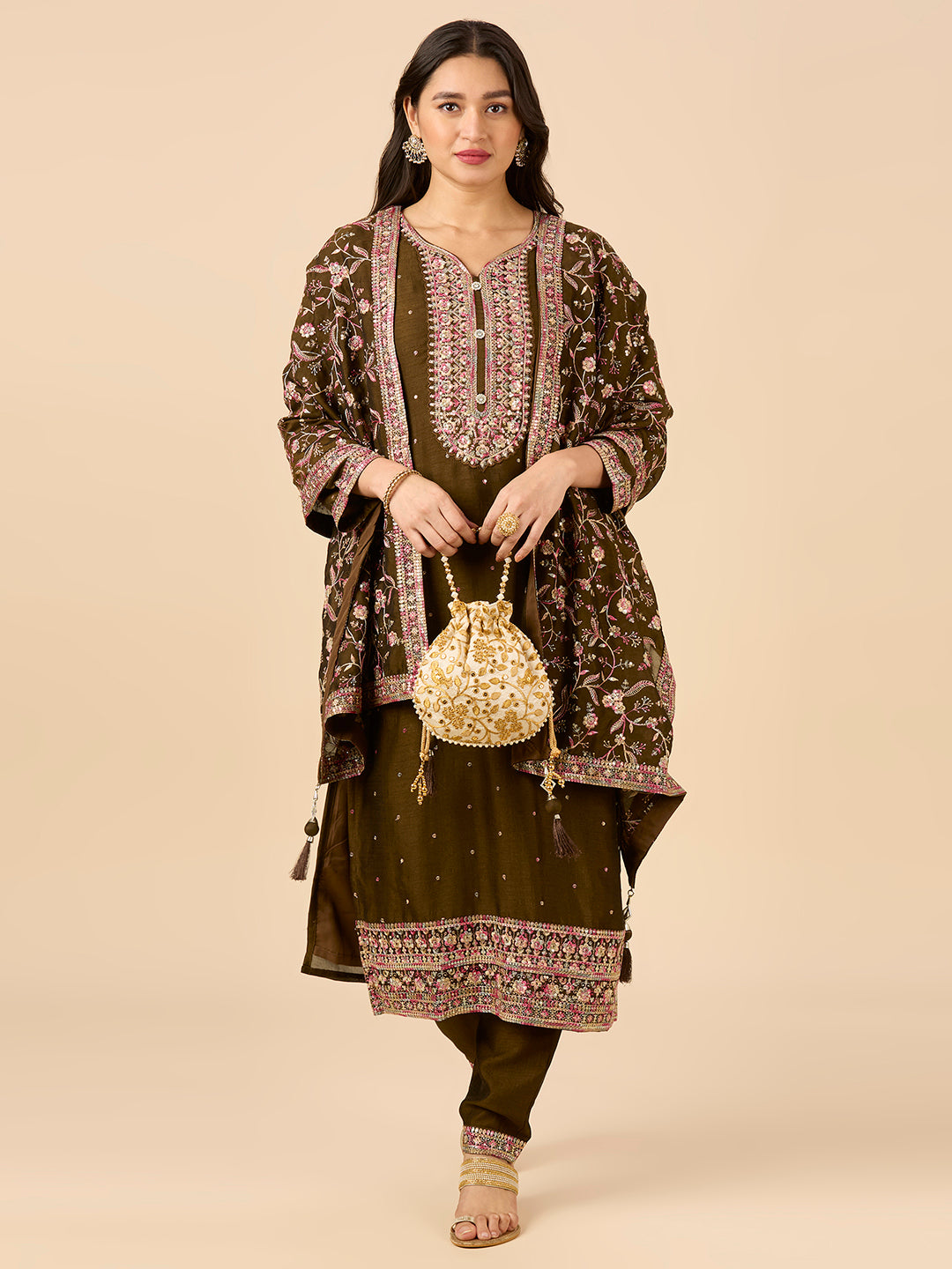 Raya Kamiz &amp; Pant - Roop Darshan