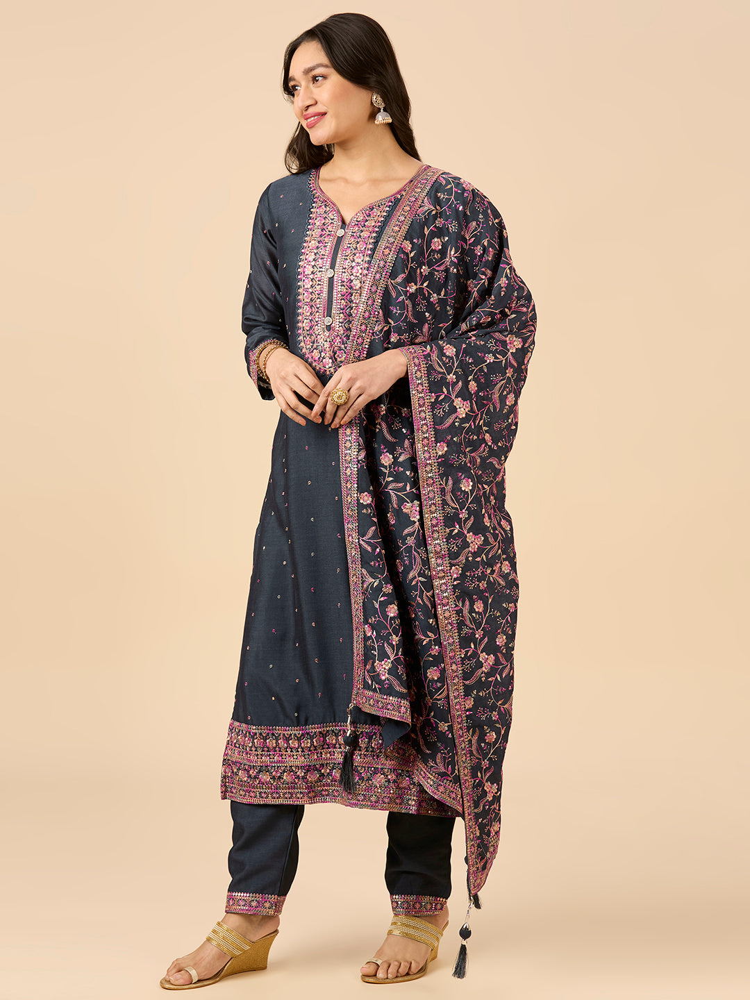 Raya Kamiz &amp; Pant - Roop Darshan