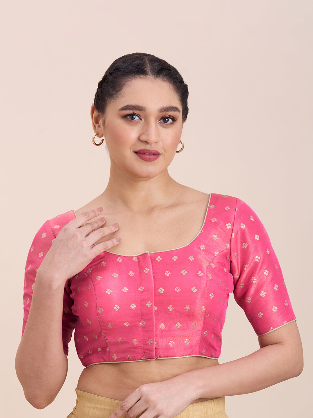 Silk Saree Blouse - Roop Darshan