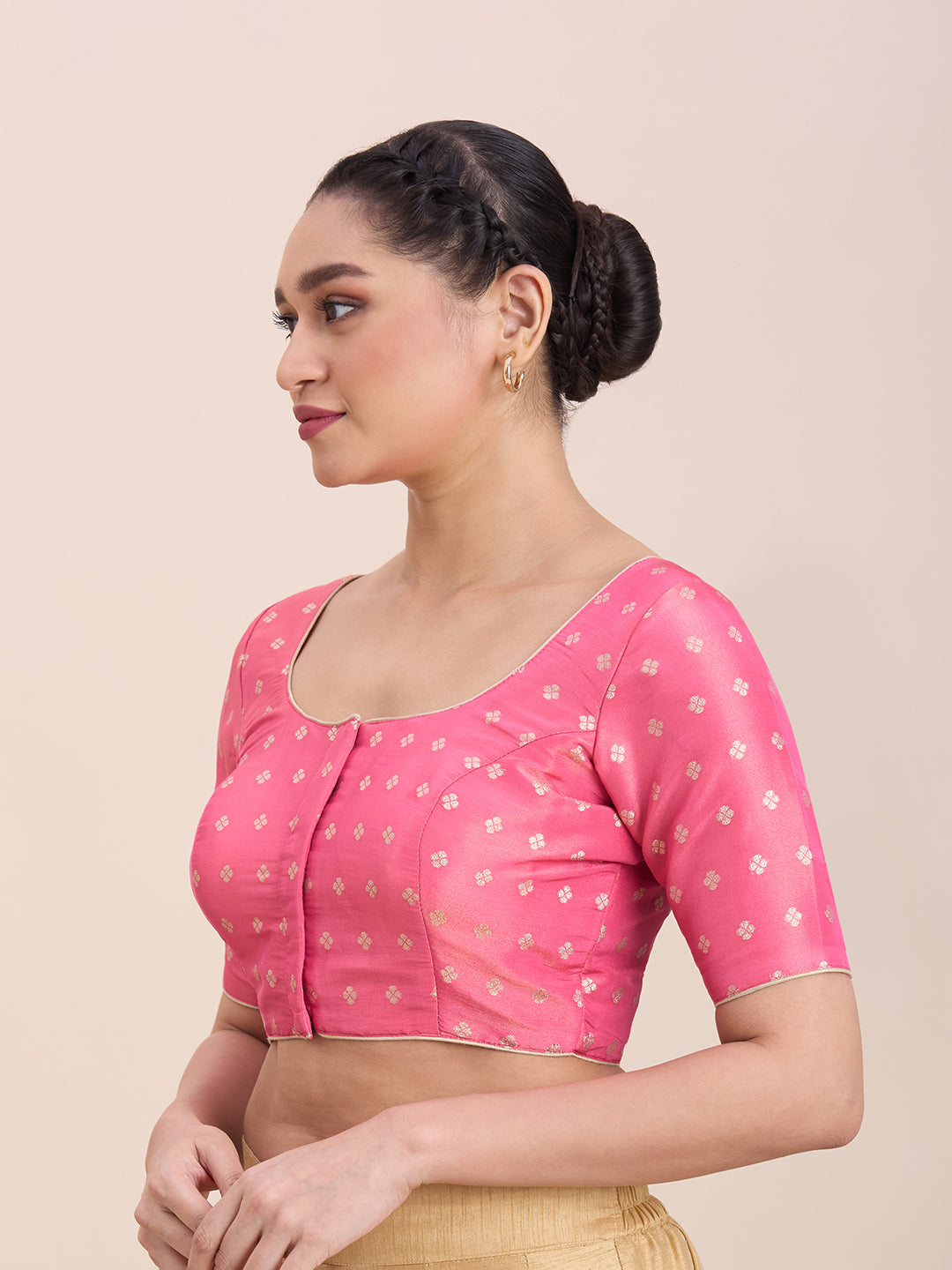 Silk Saree Blouse - Roop Darshan