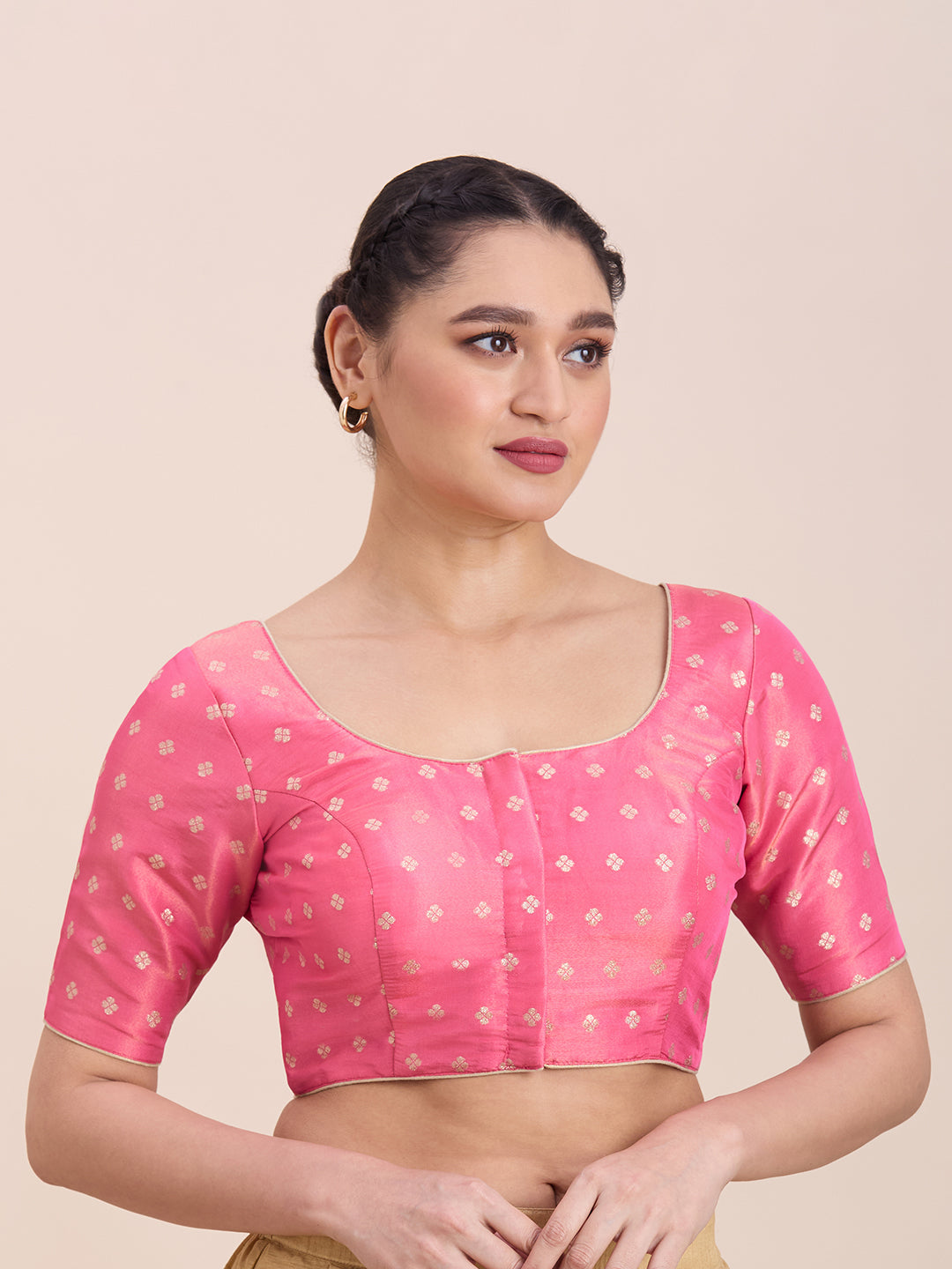 Silk Saree Blouse - Roop Darshan
