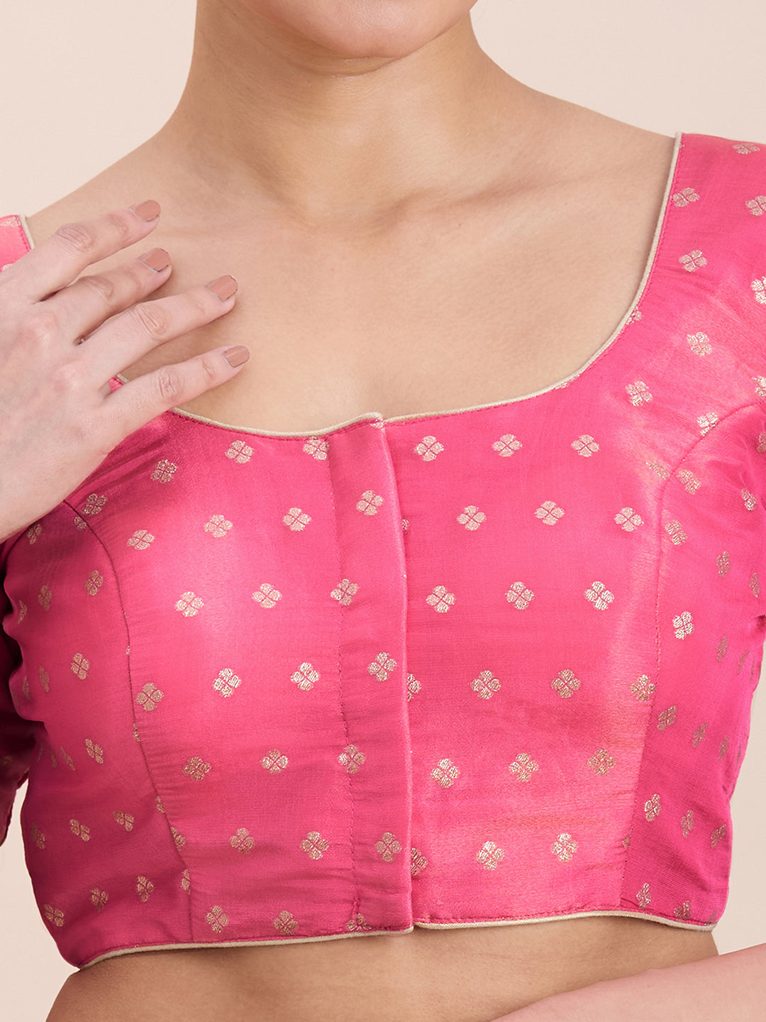 Silk Saree Blouse - Roop Darshan