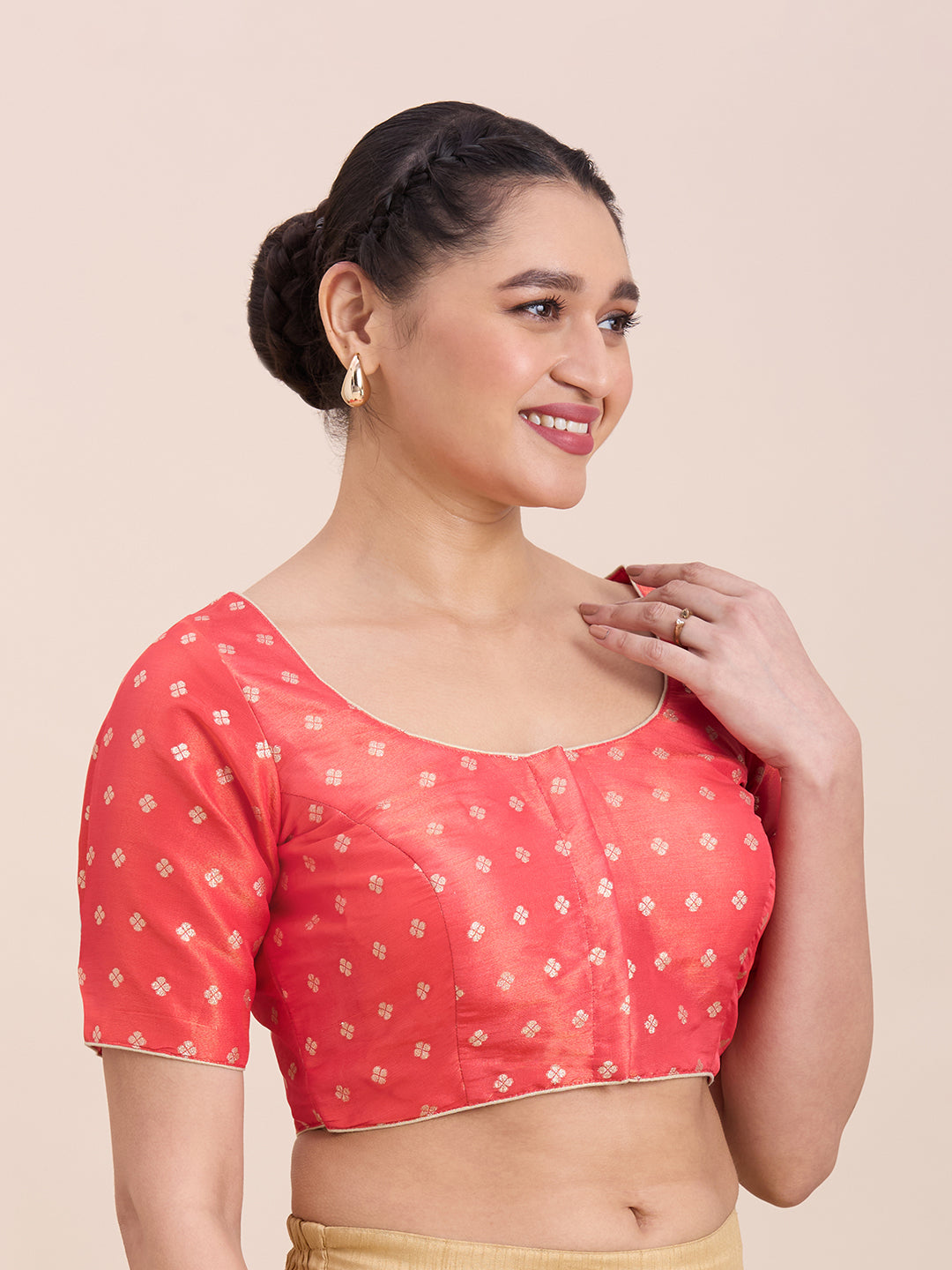 Silk Saree Blouse - Roop Darshan