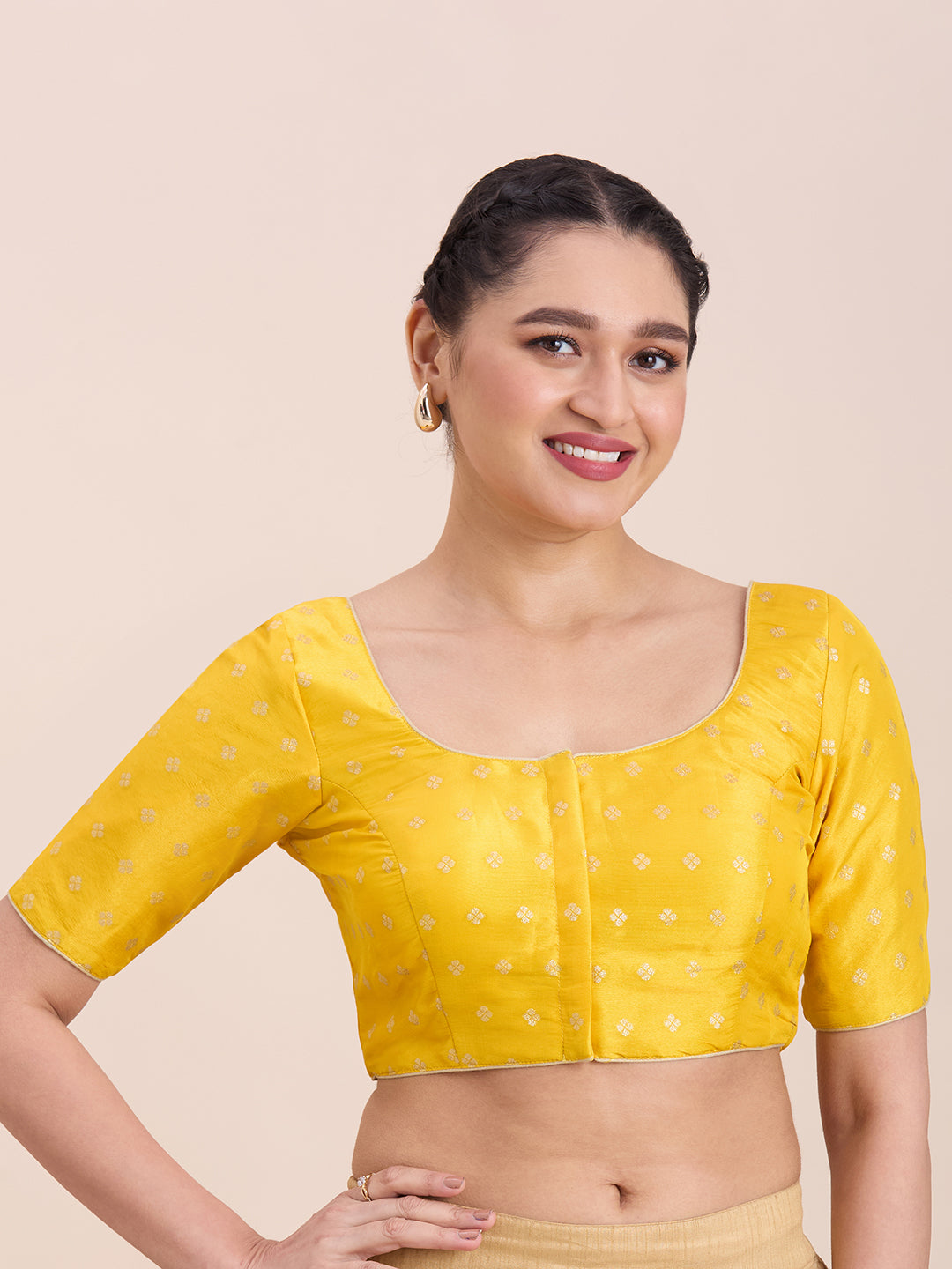 Silk Saree Blouse - Roop Darshan