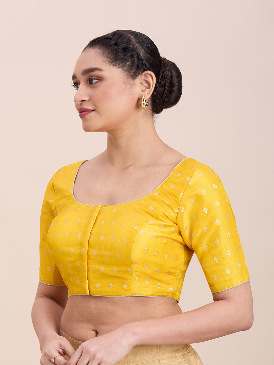 Silk Saree Blouse - Roop Darshan