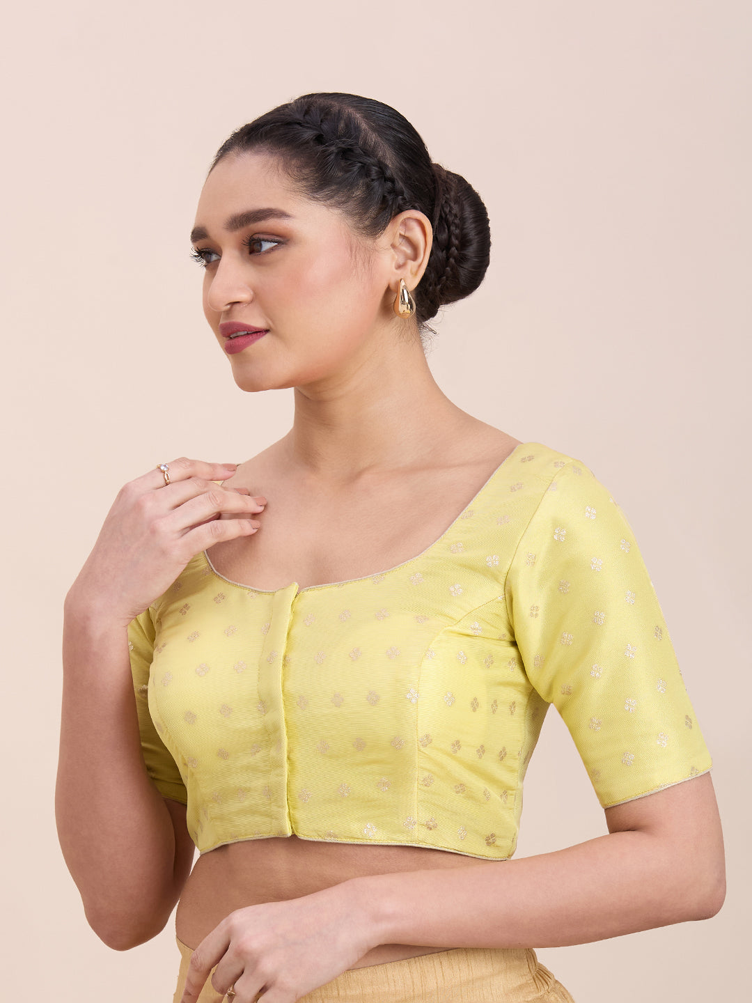 Silk Saree Blouse - Roop Darshan