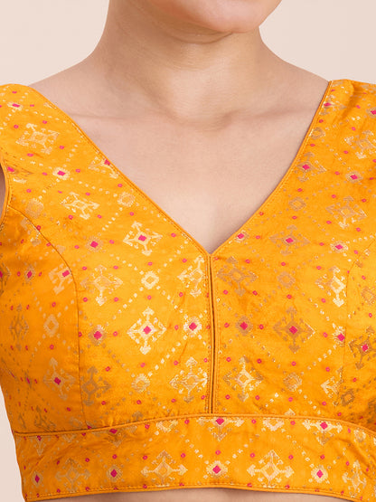 Brocade Silk Blouse - Roop Darshan