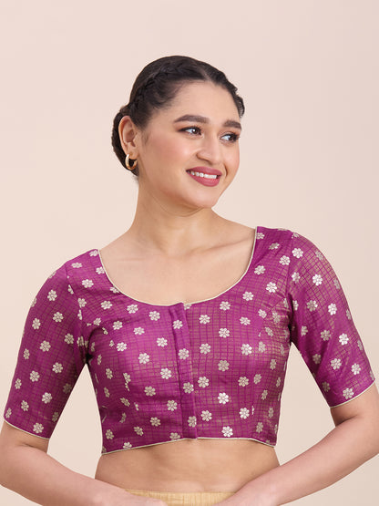 Silk Saree Blouse - Roop Darshan