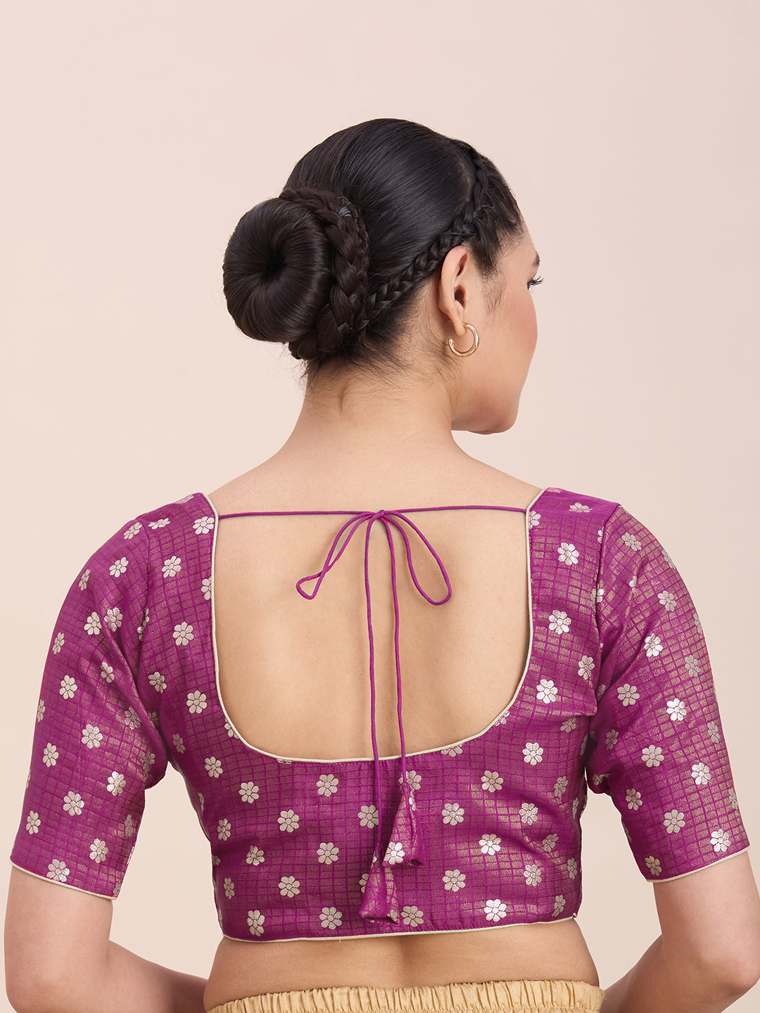 Silk Saree Blouse - Roop Darshan