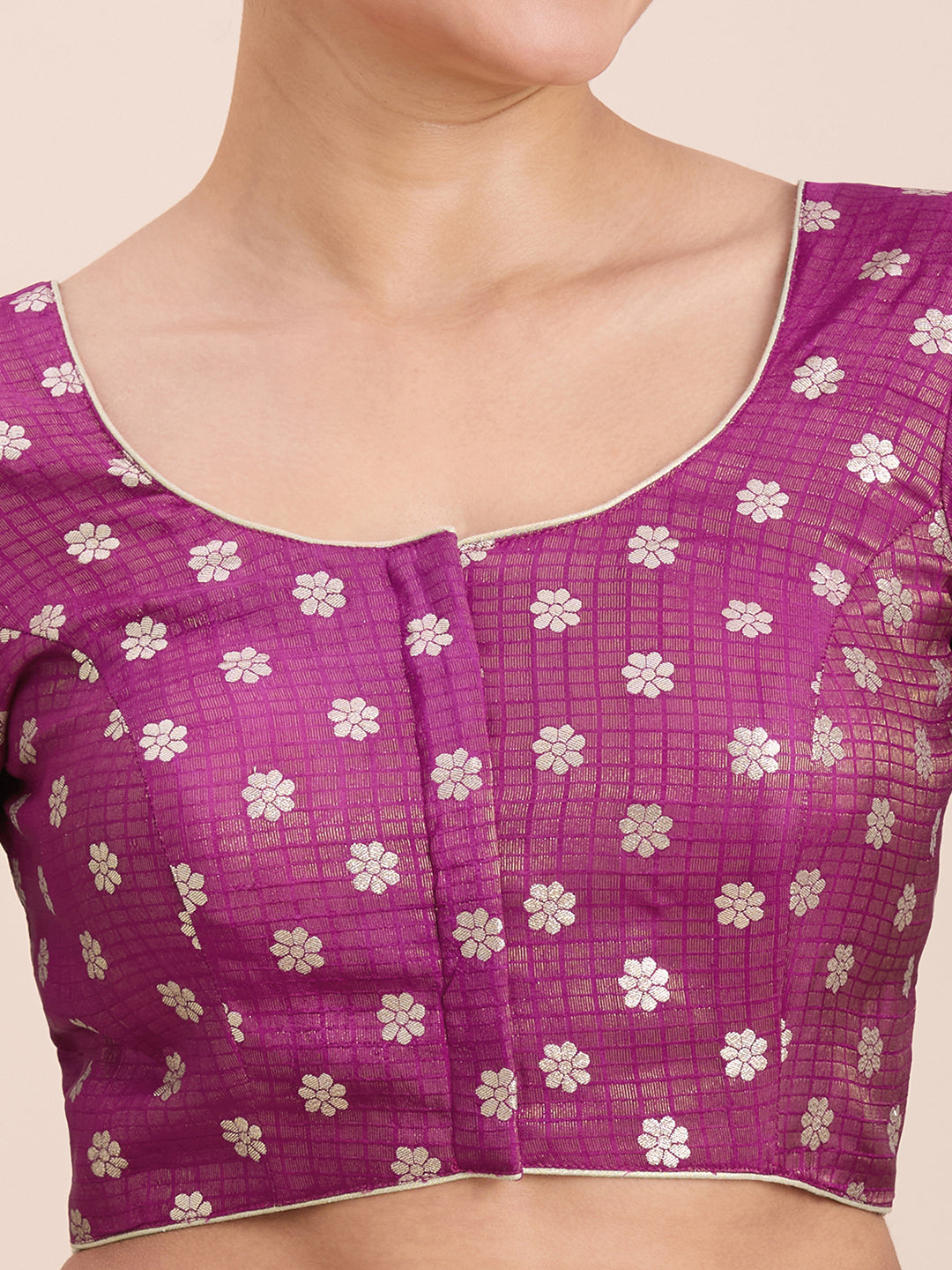 Silk Saree Blouse - Roop Darshan